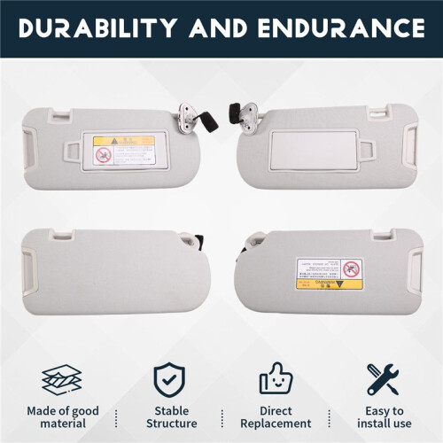 For Hover  H7 Car Interior Sun Visor Front Sun Shield Auto Inner Sunshade Antidazzle Visor Assy Grey
