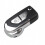 Θήκη κλειδιών συμβατή με Citroen DS3 2009-2012, με τηλεχειριστήριο 2 κουμπιών και λεπίδες P 3