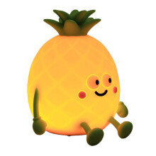 Veilleuse Ananas pour Enfants, Lampe de Sommeil Colorée, Idéale Comme Cadeau D'Anniversaire ou de Noël