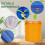 5 Pack 5-Gallon Filter Bag, Storage Bags with Filter Screen Reusable Brew Bag with Adjustable Drawstring Fine Mesh Bag 6