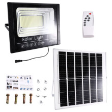 300-W-Solarfluter mit Fernbedienung, IP67 Wasserdicht, Solarbetriebene Außenleuchte mit Dämmerungsautomatik (ein-/Ausschalten)