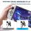 2PCS Hall Effect Joystick for  /Lite/OLED  Analog Thumb Stick No Drifting Hall Electromagnetic Stick 2