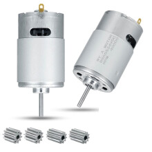24 V, 40.000 U/Min, Elektromotor, 2 Stück, Hochgeschwindigkeitsmotor RS555, Kinderspielzeug, Automotoren, Kinderauto-Getriebezubehör
