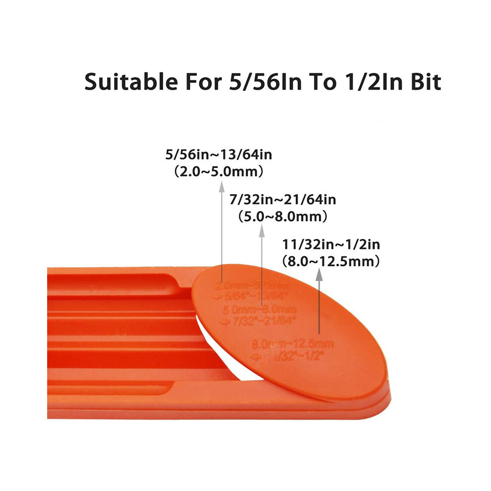 2 Set Drill Bit Sharpener Portable Diamond Drill Bit Sharpening Tool Corundum Grinding Wheel For Iron-Based Drill Bits 4714108196768