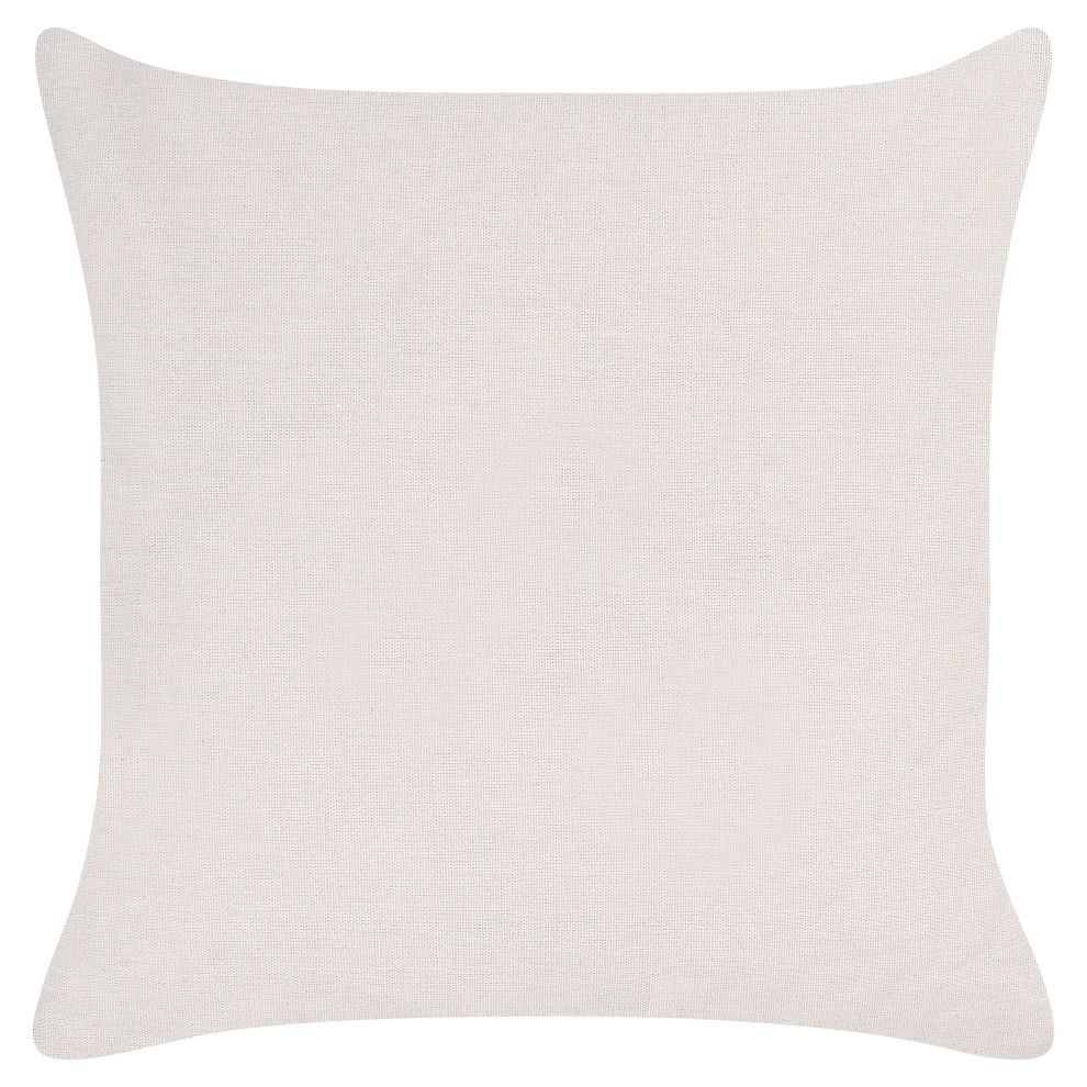 Beliani Set Of 2 Decorative Cushions Sophora 45 X 45 Cm Grey Floral Pattern