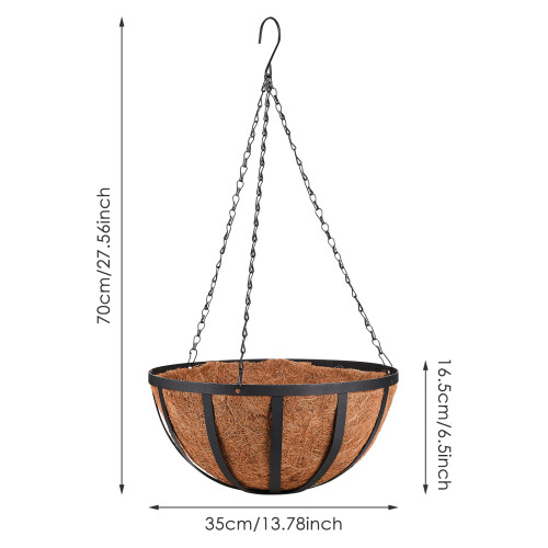 Decorative Hanging Planter 35cm Diameter