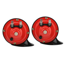 2X 300DB 12V Universal Elektrischer Schnecken Zug Horn Super Laut Wasserdichte HöRner Sirene für Motorrad Auto LKW SUV Boot