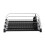 Black 3 Row Fridge Organiser 1
