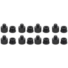Set di Adattatori per Filettatura Microfono da 16 Pezzi 5/8 Femmina Un 3/8 Maschio E 3/8 Femmina Un 5/8 Maschio Filettatura Adattatore per Vite per
