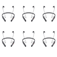 6X S650 100 Hours Earphones Stereo Wireless Headphones Neckband Noise Cancelling Sports Headset