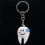 120 Pcs Keychain Key Ring Hang Tooth Shape Cute Dental Gift 6