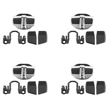 4 Ensemble Stabilisateur de Porte Protecteur de Serrure de Porte Loquets Couvercles de Butée pour Accord CRV HRV
