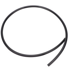 Tubo in PU da 1 m, pneumatico per aria, nero, Ø esterno 14 Ø interno 10 mm