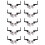 10X New for  Latitude 5530 E5530 Series L+R LCD Screen Hinge Set AM0M1000100 1