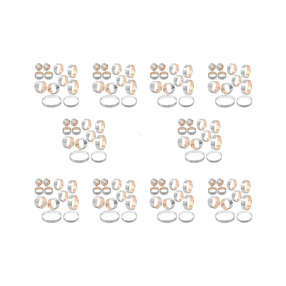 10Set New Zf6hp26 Zf6hp28 6R80 Auto Gearbox Transmission Bushing Repair Kit 12Pcs For 6Hp26 Silver 6033145508456