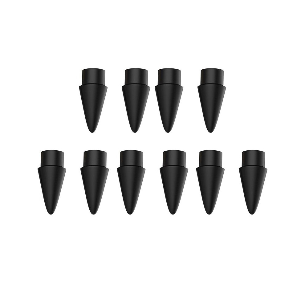 10 Pack Replacement Tip For Pencil Nibs For Pencil 1St & 2Nd Generation (Black) Black 6031504065954