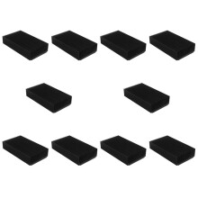 10X Aluminum Large Heatsink 4.72 X 2.72 X 1.06 Inch /120 X 69 X 27 mm Heat Sink Cooling Black Oxide Radiator 22 Fin