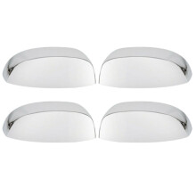 2X Chrome Side Rear View Upper Mirror Caps for Silverado Sierra Sierra Truck 2007-2013