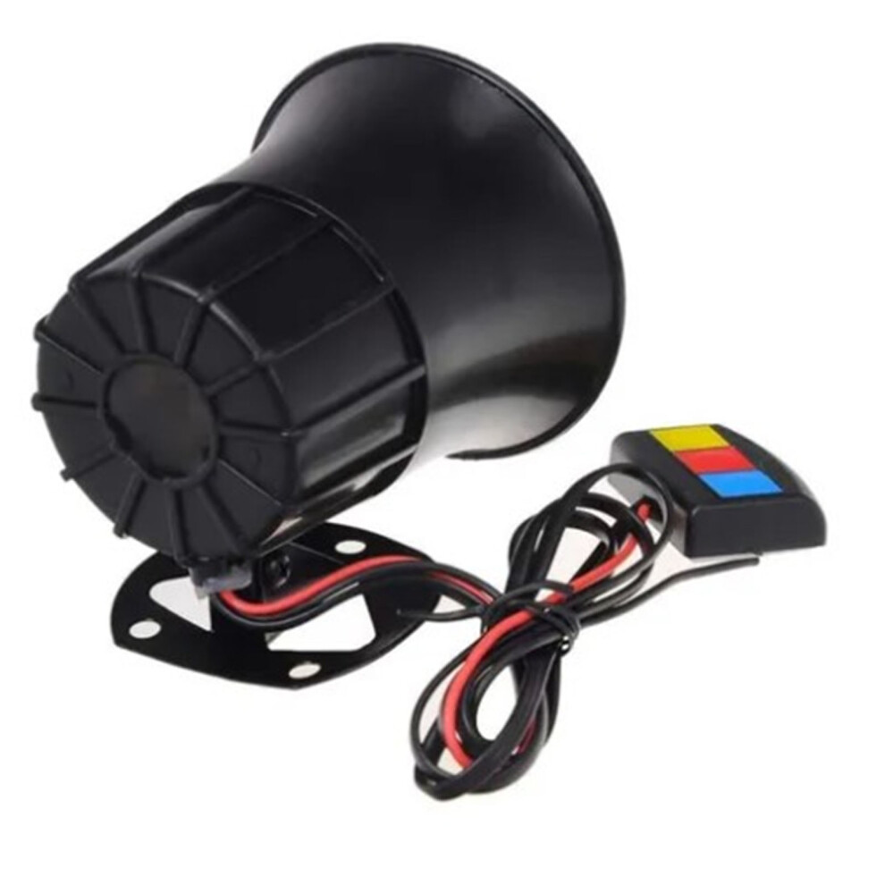 12V Dustproof Alarm Horn 3 Clear Tones 7293282793200
