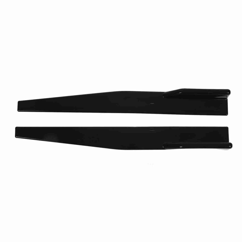 Glossy Side Skirt 860Mm Universal Pair Black 7293282766013