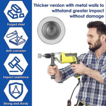 SDS-Plus T Post Ground Rod Driver, Drill Bit Driver Durable Hammer Drill Rod Converter for Hammer Drill Grounding Rods D