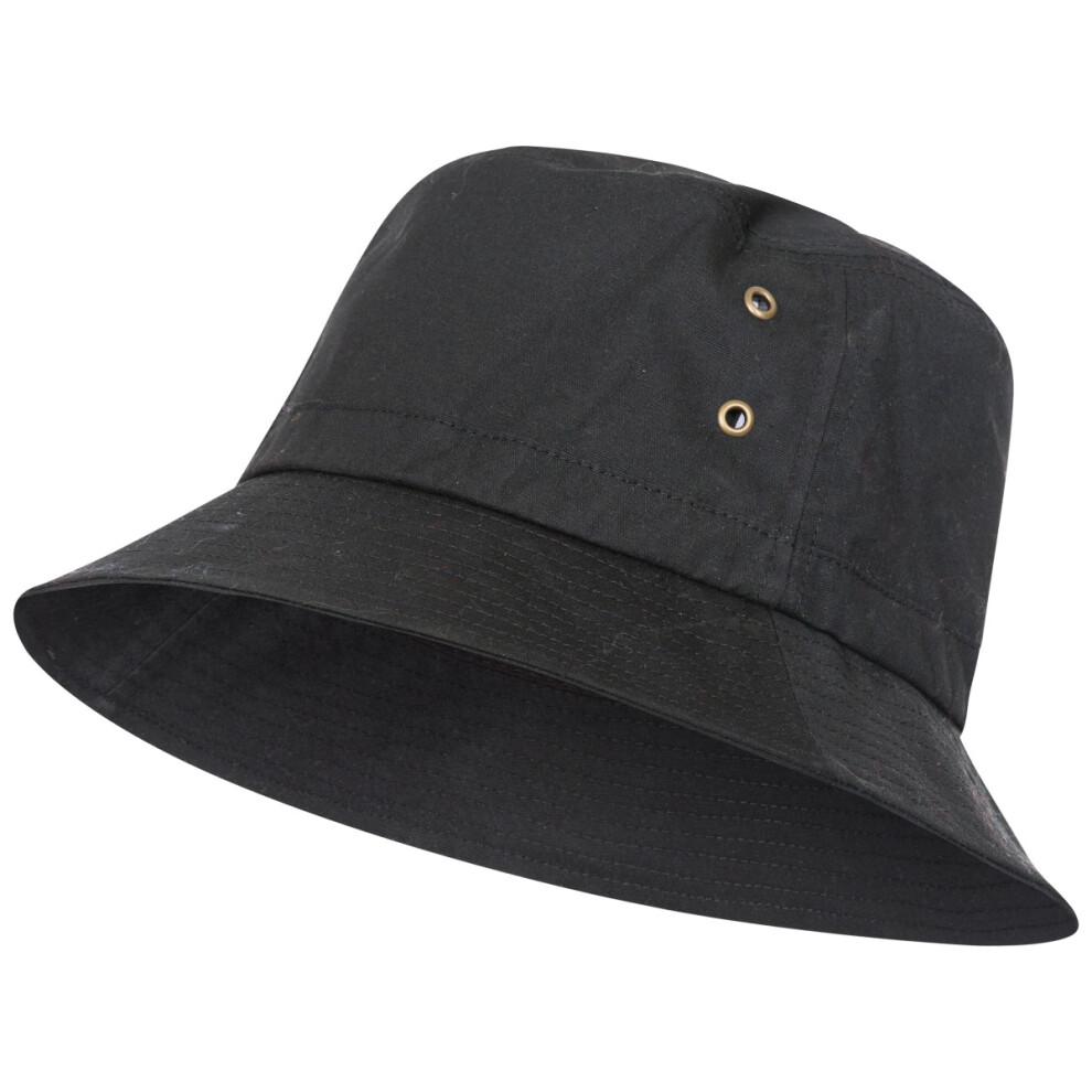 Trespass (S/M, Black) Adults Bucket Hat Inner Check Detail Waxy Black,Not,Specified