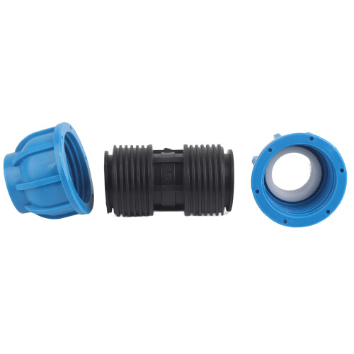 PE Plastic 32mm Straight Connector for Water Pipes 1