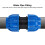 PE Plastic 32mm Straight Connector for Water Pipes 3