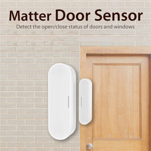 2X Tuya Matter Thread Door Window Sensor USB Powered  Home Wireless Detector Work with HomeKit Alexa  Home 1