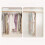 2pc Wardrobe Lazy Compressed Storage Board Dust Cover Storage Artifact Foldable Fabric Down Jacket Cream-Apricot 3