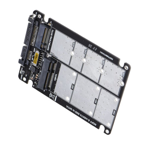 Adaptador SSD A  M.2 NGFF SSD Placa Adaptadora de Disco MSATA A  M.2 NGFF A 1