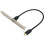 3.1 Cable de Extensión Tipo C con Tornillo de Montaje en Panel, Cable Extensor de Datos USB-C de 0,5 M, USB-C Macho A USB-C, Compatible con Carga 2