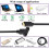 3.1 Cable de Extensión Tipo C con Tornillo de Montaje en Panel, Cable Extensor de Datos USB-C de 0,5 M, USB-C Macho A USB-C, Compatible con Carga 7