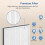 2 Pack Vital 100 Replacement Filter for Air Purifier, High-Efficiency Activated Carbon Filter Set 6