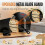 Manual Bread Slicer for Homemade Bread with Hand Crank, Scale , Metal Guide, Adjustable Thickness and Foldable Base 6