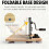 Manual Bread Slicer for Homemade Bread with Hand Crank, Scale , Metal Guide, Adjustable Thickness and Foldable Base 7
