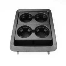 Bandeja para Consola Central de Automóvil con Portavasos 22860866 para Suburban para Sierra 2007-2014 Bandeja + Kit de Portavasos Doble