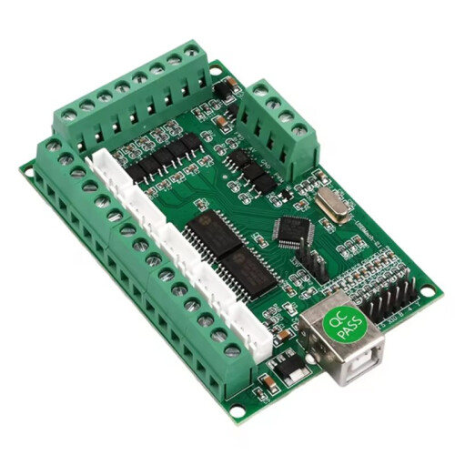 MACH3 V2.1 Five-Axis Engraving Machine Motherboard CNC Motion Control Card 5-Axis Stepper Motor Drive Interface Board 2