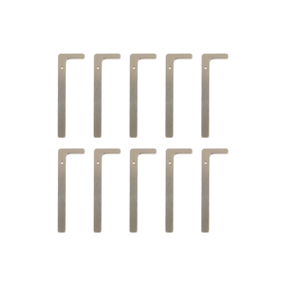 10Pcs/Lot Uncut Car Emergency Insert Small Key Blade For Lynk & Co 900 4712483980286