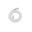 MicroConnect CAT6a U/UTP FLAT Network Cable 5m White 1