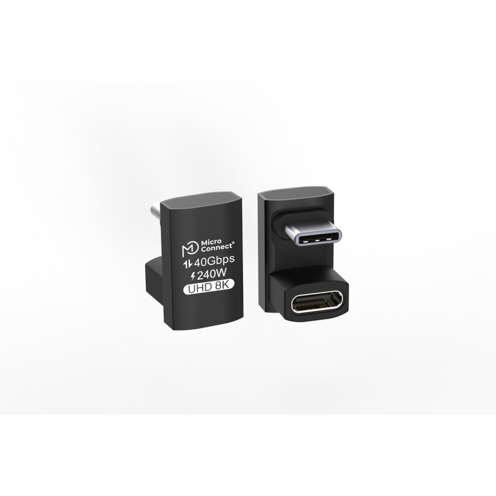 Microconnect Premium Usb4 3X2 Usb-C Twice-Angled Adapter 240W 40Gbps 5715063642795