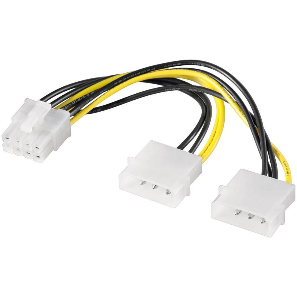 Microconnect Internal Power Supply Cable 2X 525 Plug - Pci Expres 8Pin 5704327888338