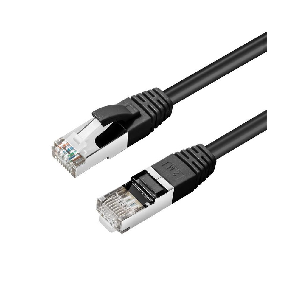 Microconnect Cat6 S/Ftp Network Cable 2M Black 5704327713111