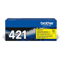 Brother The Brother TN421Y Yellow Toner Cartridge. Prints 1800 pages.