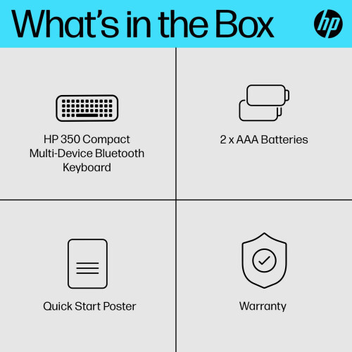 HP HP 350 Compact Multi-Device Bluetooth Keyboard 2