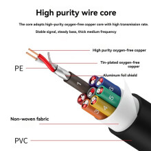 Snake Cable 12Channel XLR Cable 3Pin Male to Female Multi-Media Professional Audio Extension Stage Extension Cord,3Meter