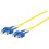 MicroConnect Optical Fibre Cable SC-SC Singlemode Duplex OS2 (Yellow) 0.5m 1