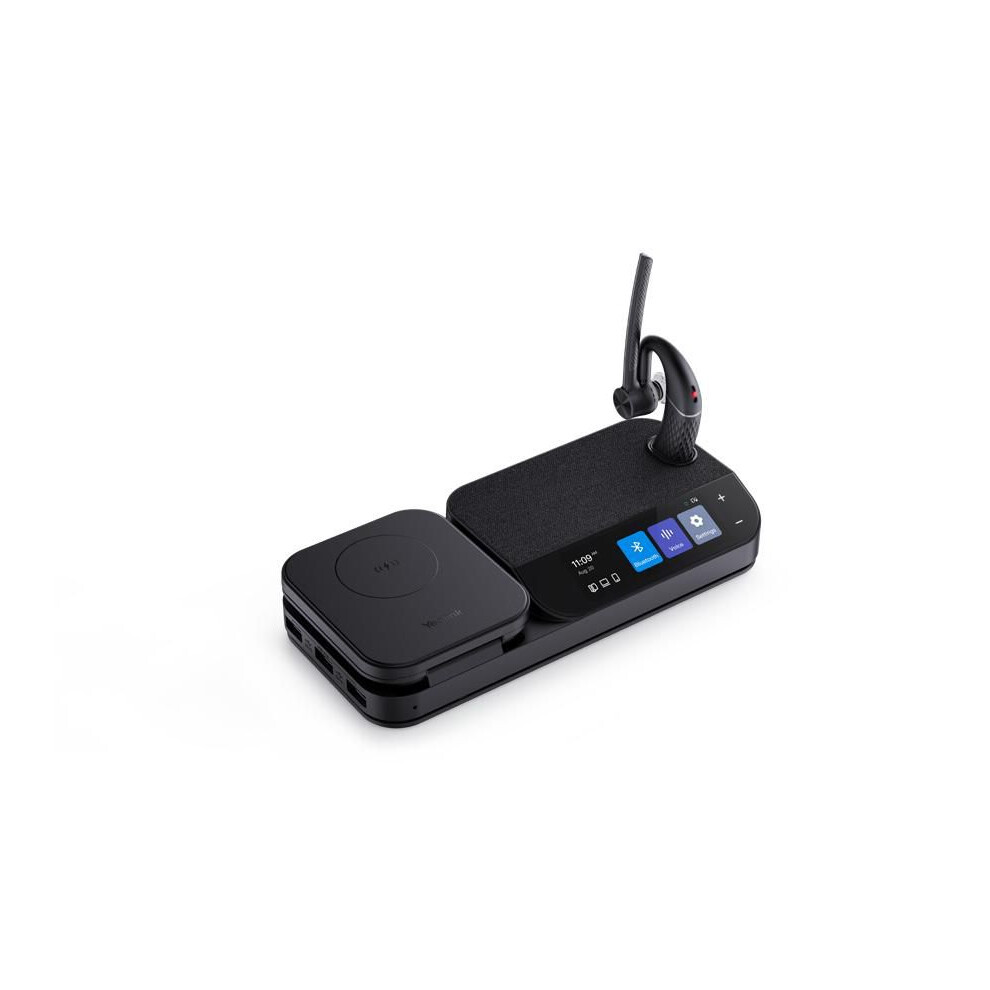 Yealink Bh71 Ms Over The Ear Bt Headset With Workstation & Qi Charge 5715328093461