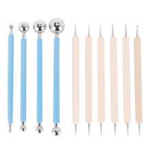 10 Piece Dotting Tools Styluses for Mandala Rock Painting, Pottery Clay , Embossing Art