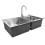 Stainless Steel Double Bowl Kitchen Sink 2
